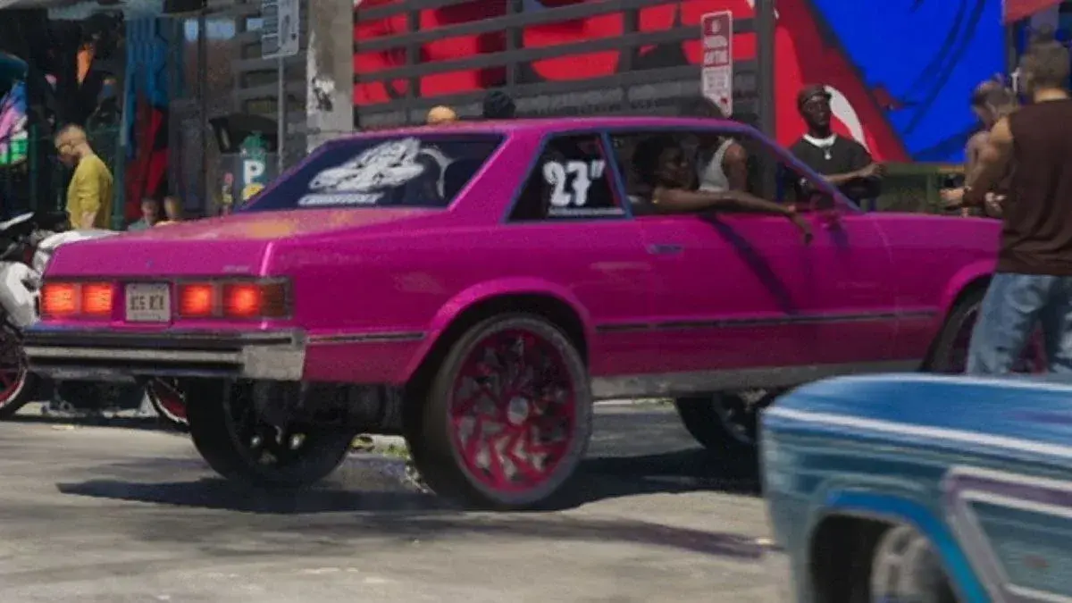 Declasse Tulip M-100 in einem offiziellen GTA-6-Bild