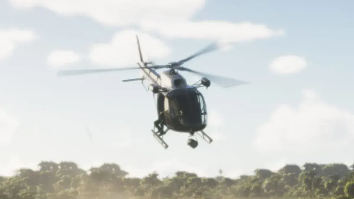 Police Maverick in einem offiziellen GTA-6-Bild
