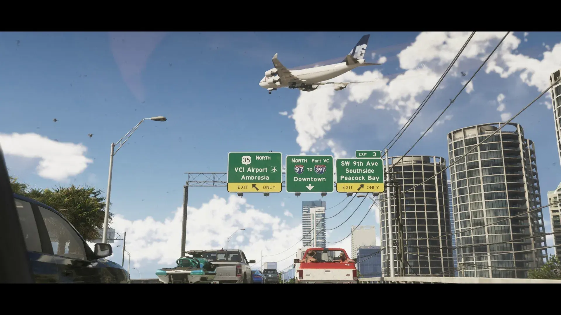 Jet in einem offiziellen GTA-6-Bild