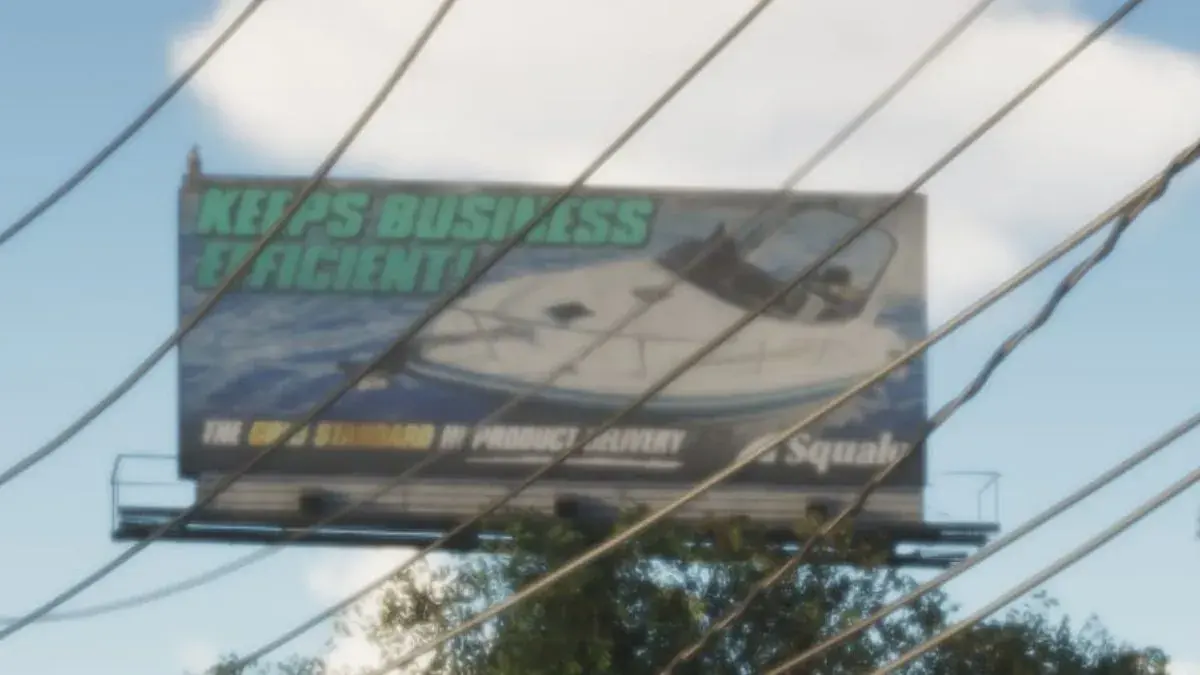 Shitzu Squalo Advertisement in Leonida Keys in GTA VI