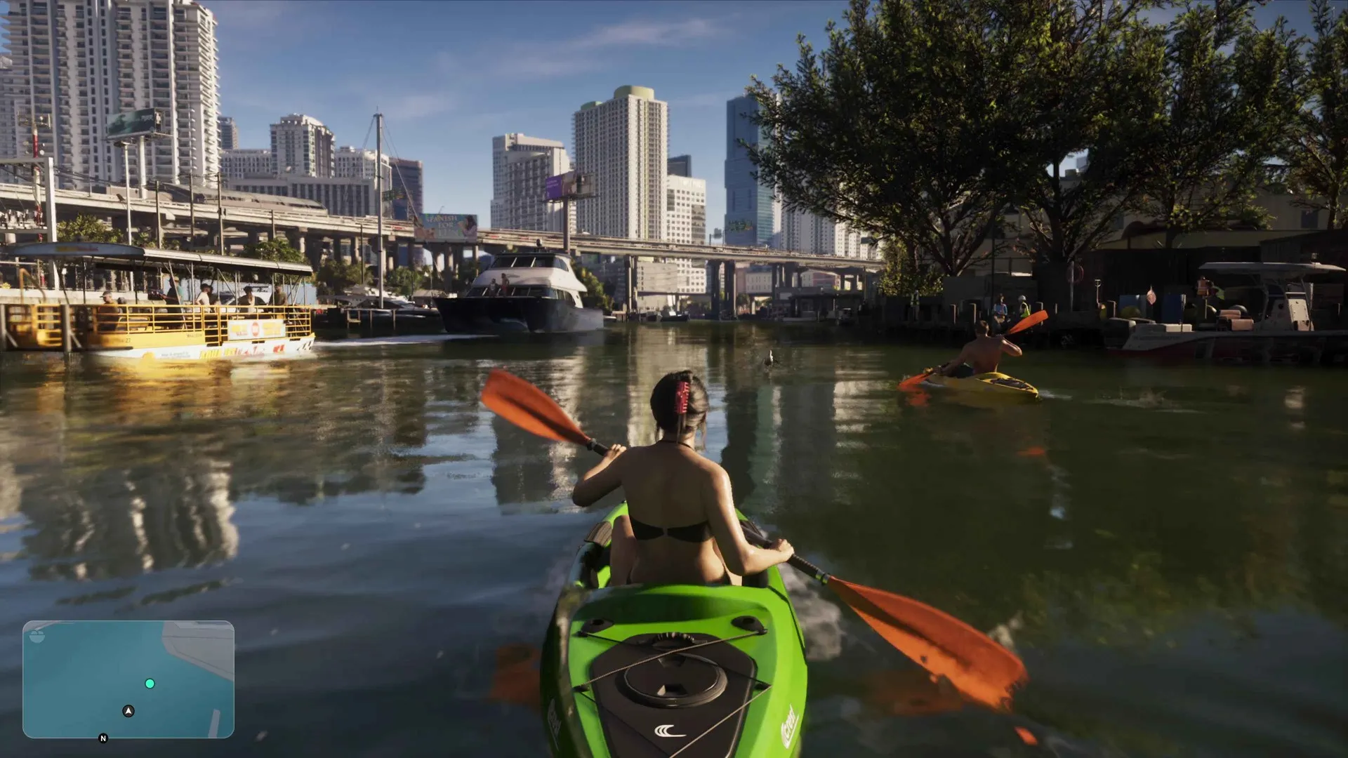 Crest Kayak viewed from the water in a GTA 6 screenshot