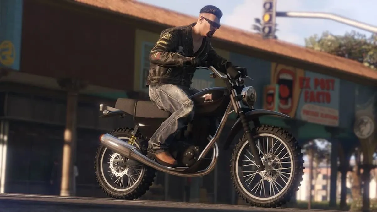 The Dinka Enduro motorcycle model as it exists in GTA Online, the version GTA6Bible expects the GTA 6 bike to be based on.